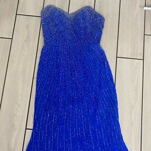 Blue Ball Gown